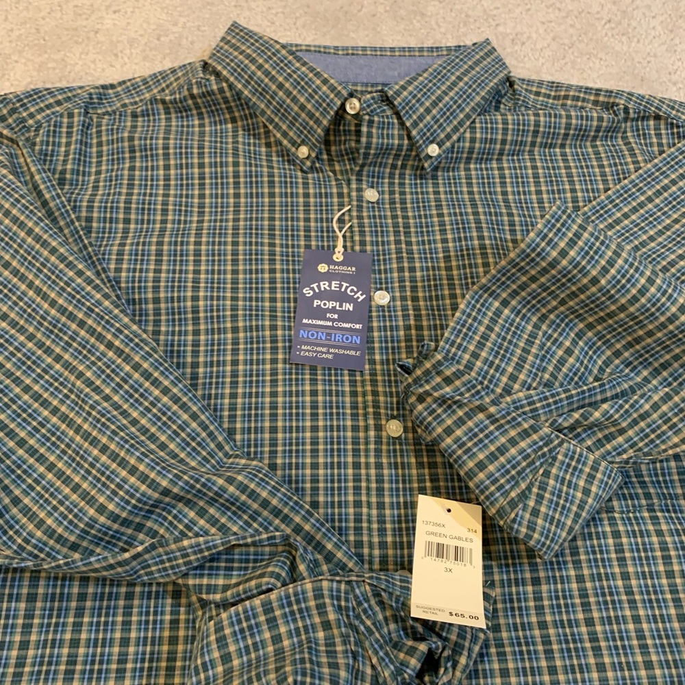 Long Sleeve Mens Button down New